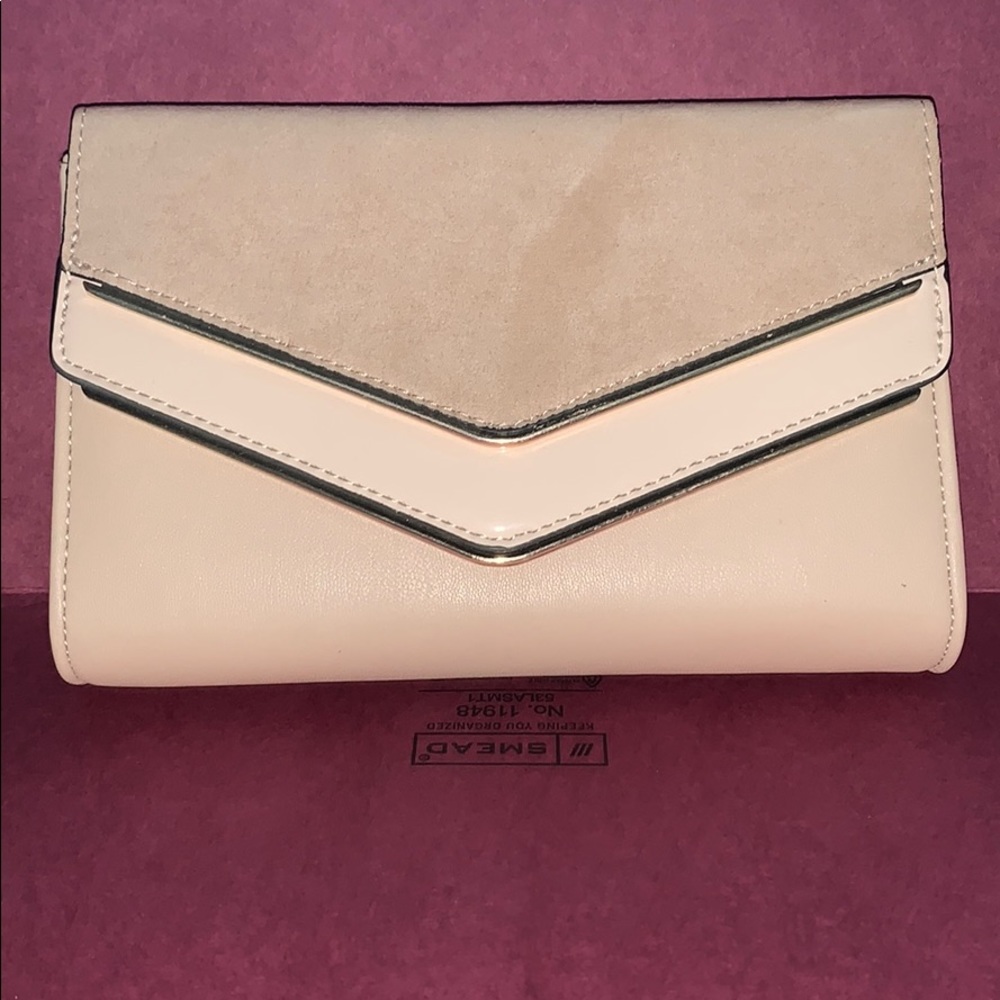 Cream Aldo Crossbody Clutch
